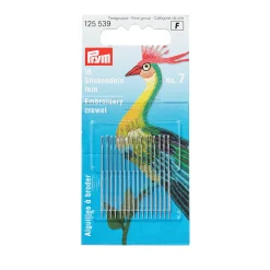 Giesse Scampoli Aghi, Spilli E Magneti>Aghi ricamo 'Crewel' N.7 0,70x38mm