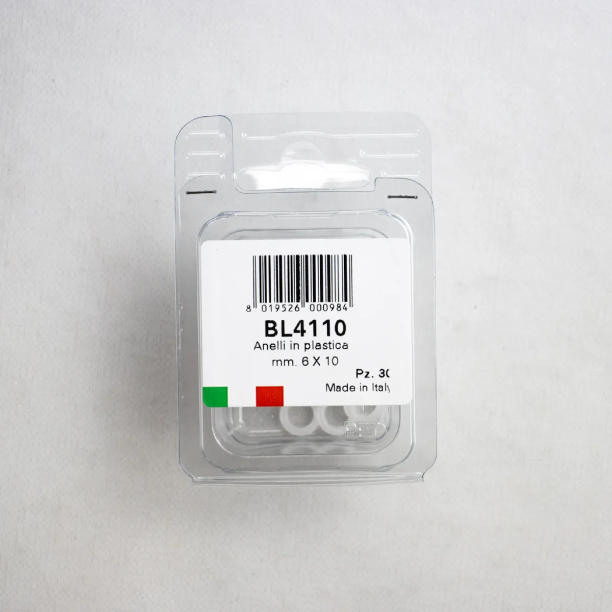 Giesse Scampoli Accessori Per Tende>Anelli plastica mm.10