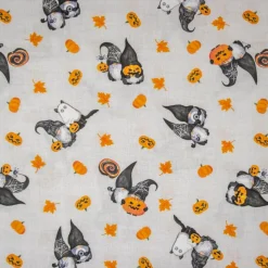 Bambino Giesse Scampoli Tessuti In Cotone>BABY COTONE DIGITALE GNOMI HALLOWEEN