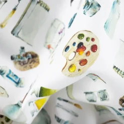 Bambino Giesse Scampoli Tessuti In Cotone>BABY COTONE DIGITALE PITTORE