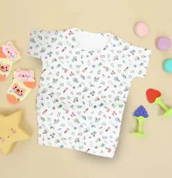 Bambino Giesse Scampoli Tessuti In Cotone>BABY COTONE DIGITALE SPIAGGIA