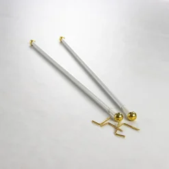 Giesse Scampoli Paletti A Vetro>Bacchette ø7 verniciate bianche 60/75