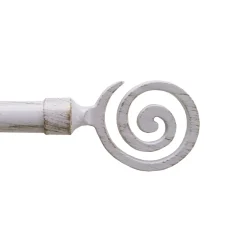 Giesse Scampoli Bastoni>BASTONE EST. RICCIOLO 160-310BIANCO/OR