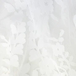 Giesse Scampoli Tessuti In Pizzo>BORDATURA SMERLATA LESCAR SPOSA SPOSA