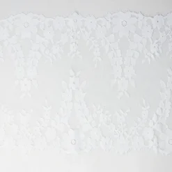 Giesse Scampoli Tessuti In Pizzo>BORDATURA SMERLATA LESCAR SPOSA SPOSA