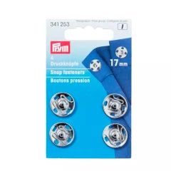 Giesse Scampoli Bottoni E Fibbie>Bottoni automatici ottone 17mm