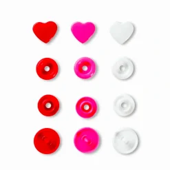 Giesse Scampoli Bottoni E Fibbie>Bottoni pressione Love 12,4mm