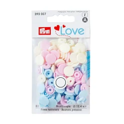 Giesse Scampoli Bottoni E Fibbie>Bottoni pressione Love 12,4mm