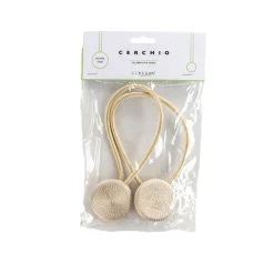 Giesse Scampoli Accessori Per Tende>calamita per tende cerchio beige