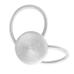 Giesse Scampoli Accessori Per Tende>calamita per tende cerchio bianco