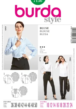 Cartamodelli Burda Top>camicetta