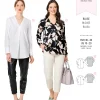 Cartamodelli Burda Top>CAMICETTA CON COLLO POSTERIORE