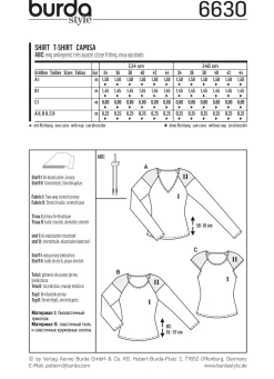 Cartamodelli Burda Top>camicia