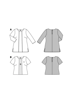 Cartamodelli Burda Taglie Forti>camicia
