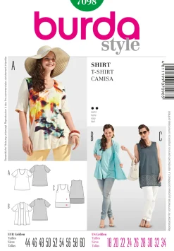 Cartamodelli Burda Taglie Forti>camicia