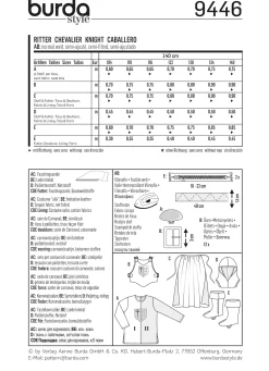 Cartamodelli Burda Neonati|Bambini>Cavalieri - Medioevo
