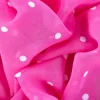 Giesse Scampoli Fantasie Moda>CHIFFON CREPE NICOLETTA POIS