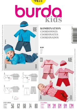 Cartamodelli Burda Neonati|Bambini>combinazione