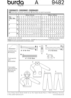 Cartamodelli Burda Neonati|Bambini>combinazione