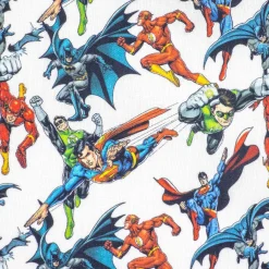 Bambino Giesse Scampoli Tessuti In Cotone>COTONE DC COMICS FUMETTI