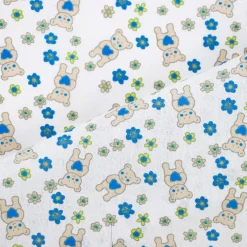 Bambino Giesse Scampoli Tessuti In Cotone>COTONE LEGGERO FIORELLINI