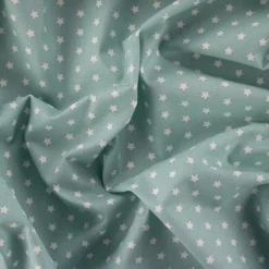 Bambino Giesse Scampoli Tessuti In Cotone>COTONE OLANDA STELLE