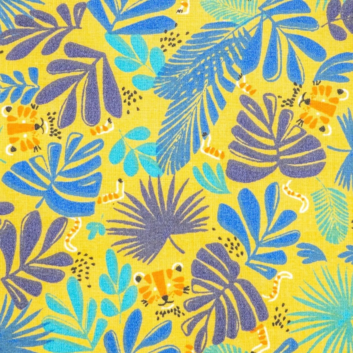 Bambino Giesse Scampoli Tessuti In Cotone>COTONE OLANDA TROPICAL