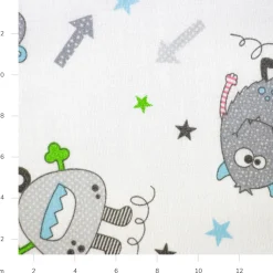 Bambino Giesse Scampoli Tessuti In Cotone>COTONE RAFFAELE MOSTRI