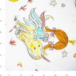 Bambino Giesse Scampoli Tessuti In Cotone>COTONE RAFFAELE PRINCIPESSA
