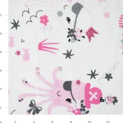 Bambino Giesse Scampoli Tessuti In Cotone>COTONE RAFFAELE PULPO