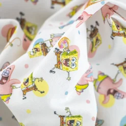 Bambino Giesse Scampoli Tessuti In Cotone>COTONE SPONGEBOB FUMETTI
