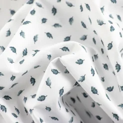 Bambino Giesse Scampoli Tessuti In Cotone>COTONE STEF FOGLIE