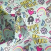 Bambino Giesse Scampoli Tessuti In Cotone>COTONE TROLLS FUMETTI