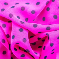 Giesse Scampoli Fantasie Moda>CREPE NICOLETTA POIS