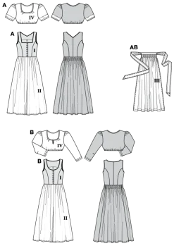 Cartamodelli Burda Abiti>Dirndl
