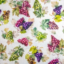 Giesse Scampoli Tovaglie Fantasia>DRILL COTONE DIGITALE GRAPES