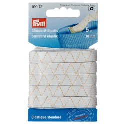 Giesse Scampoli Velcro Ed Elastici>Elastico lavabile 10mm bianco 5 MT