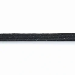 Giesse Scampoli Velcro Ed Elastici>Elastico lavabile 12mm nero 2 MT