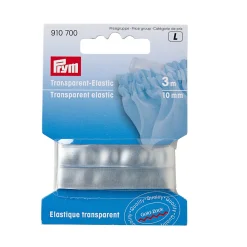 Giesse Scampoli Velcro Ed Elastici>Elastico trasparente 10mm 3 MT