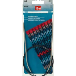 Giesse Scampoli Ferri E Uncinetti>Ferri circolari alluminio 80cm 3mm