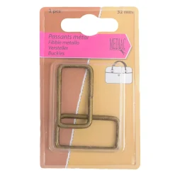 Giesse Scampoli Bottoni E Fibbie|Accessori Per Borse E Bigiotteria>FIBBIE METALLO 32MM 2PZ