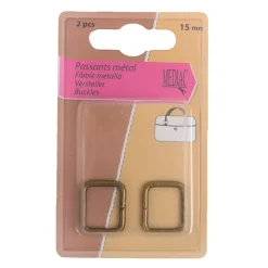 Giesse Scampoli Bottoni E Fibbie|Accessori Per Borse E Bigiotteria>FIBBIE METALLO 2 PZ 15 MM