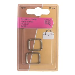 Giesse Scampoli Bottoni E Fibbie|Accessori Per Borse E Bigiotteria>FIBBIE METALLO 2PZ 15 MM