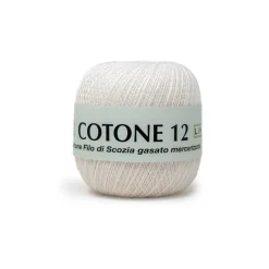 Giesse Scampoli Ferri E Uncinetti>FILO UNCINETTO COTONE N.12 GOM.DA 100G