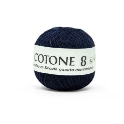 Giesse Scampoli Ferri E Uncinetti>FILO UNCINETTO COTONE N.8 GOM.DA 100G