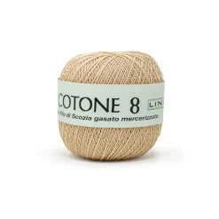 Giesse Scampoli Ferri E Uncinetti>FILO UNCINETTO COTONE N.8 GOM.DA 100G