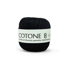 Giesse Scampoli Ferri E Uncinetti>FILO UNCINETTO COTONE N.8 GOM.DA 100G