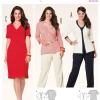 Cartamodelli Burda Taglie Forti>Giacca, camicia e vestito