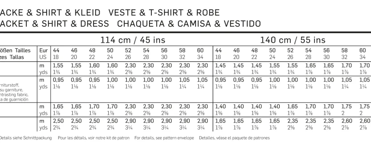 Cartamodelli Burda Taglie Forti>Giacca, camicia e vestito