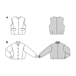 Giesse Scampoli Giacche>Gilet/Giacca